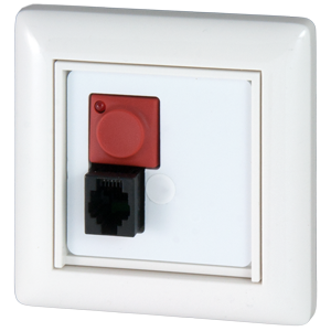 Ruftaster mit Nebensteckkontakt, UP, RTN-LÜ