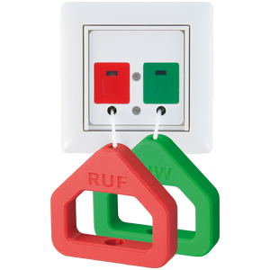 Zugtaster mit Anwesenheit, mit Ruflampe, UP, ZTA-LÜ